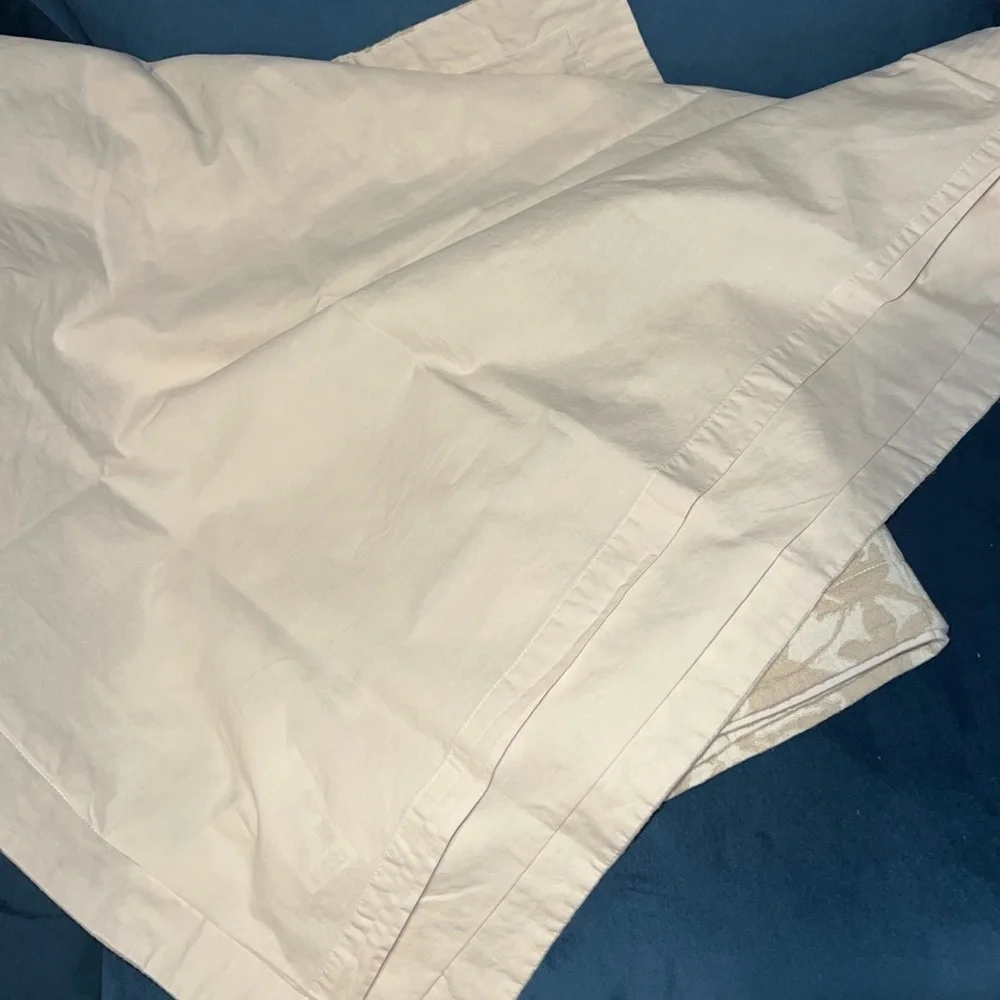 3 Pottery Barn Jacquard Medallion Cotton Linen Euro Sham in Neutral - Picture 3 of 16